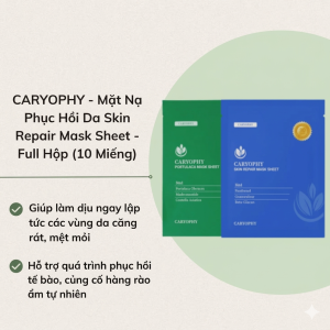 Mặt nạ Caryophy - Giảm Mụn & Phục Hồi Da Cấp Tốc